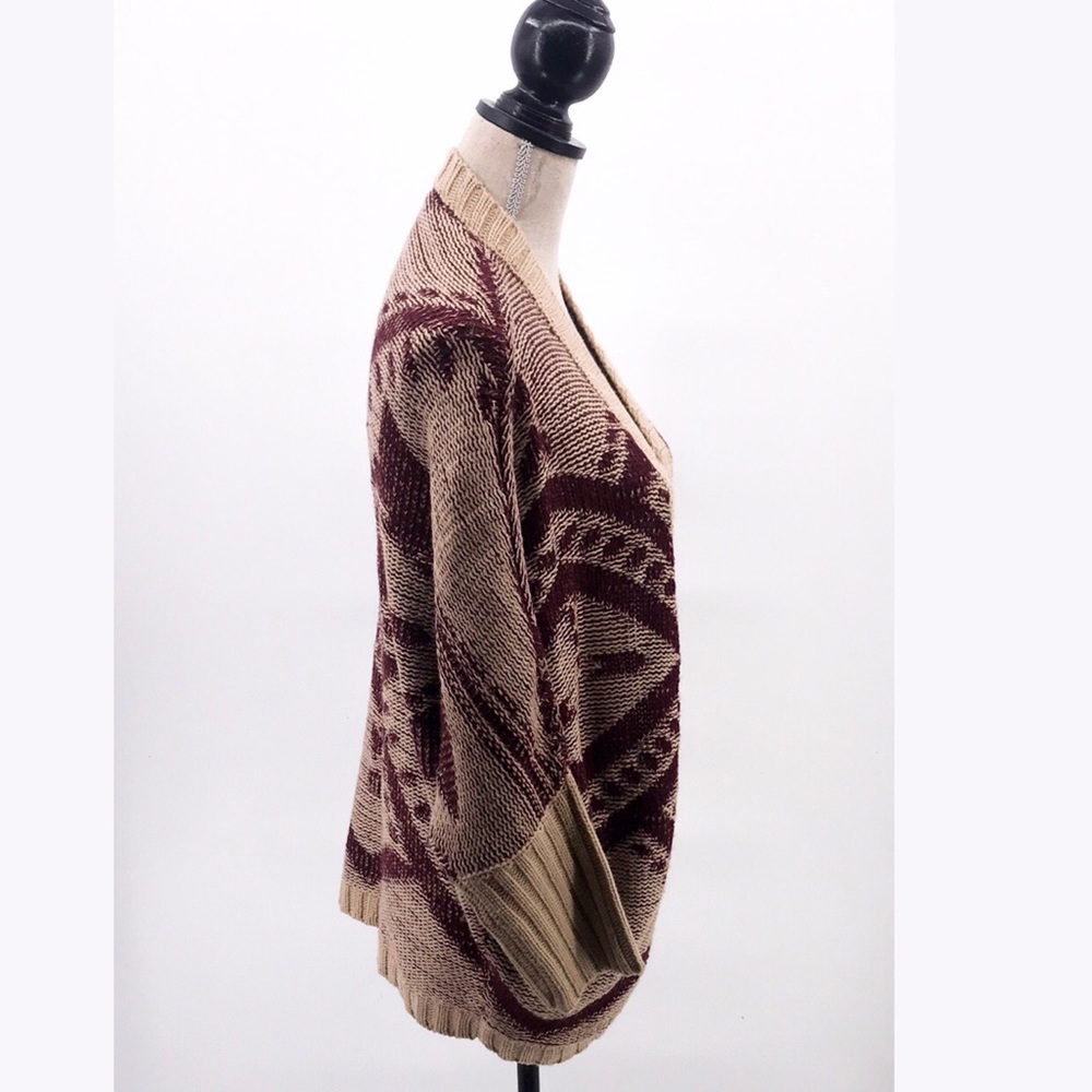 Blu Pepper Aztec Dolman Open Cardigan - Picture 5 of 8